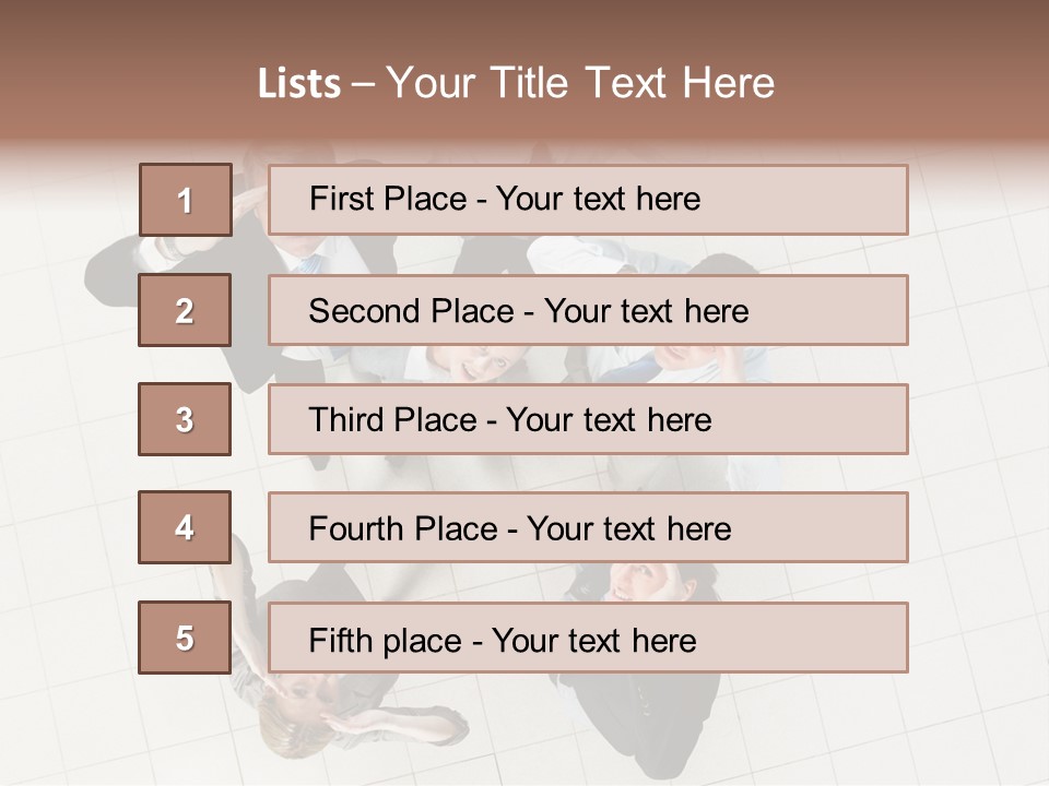 Stock Photo Business PowerPoint Template