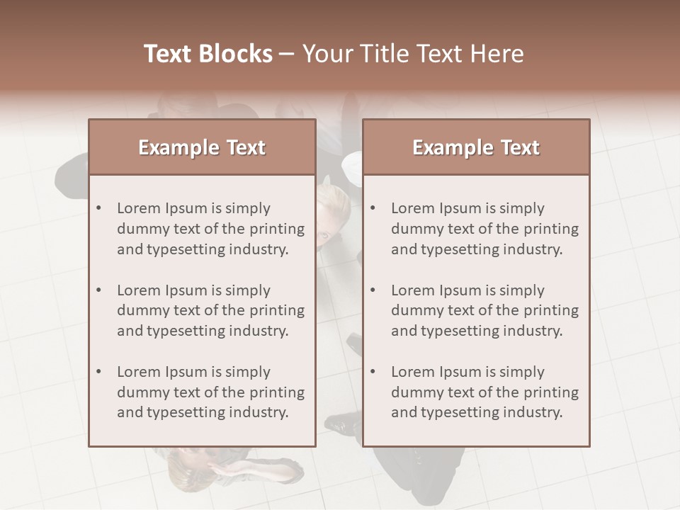 Stock Photo Business PowerPoint Template