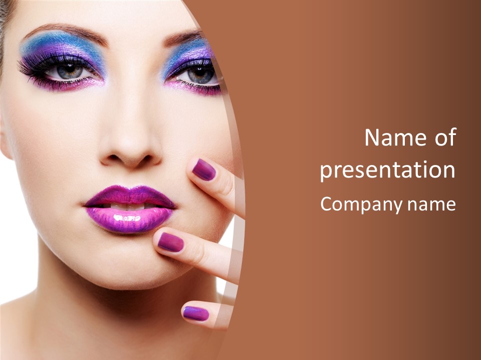 Eye Shadow PowerPoint Template