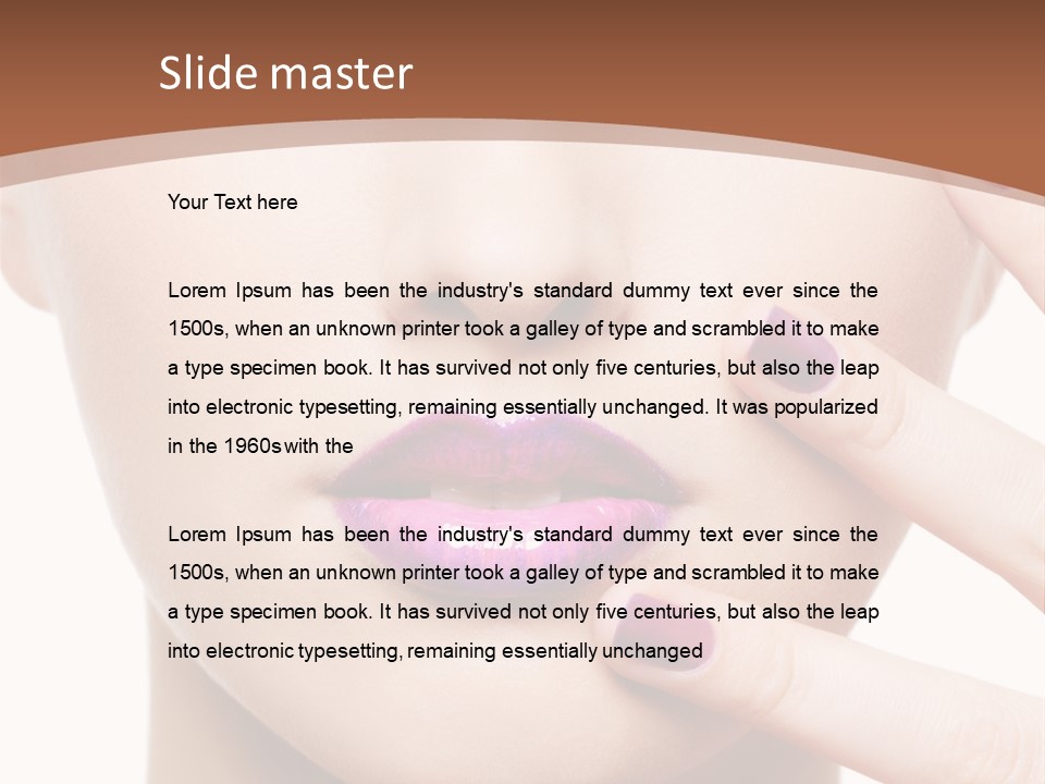 Eye Shadow PowerPoint Template