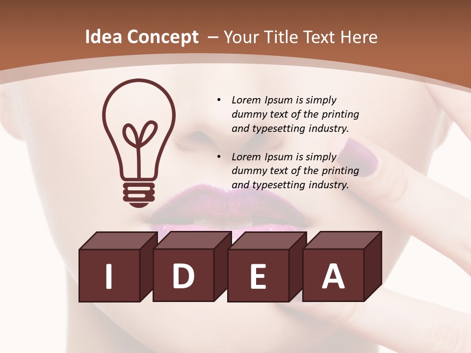 Eye Shadow PowerPoint Template