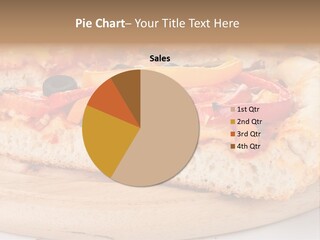 Board Vegetarian Yellow PowerPoint Template