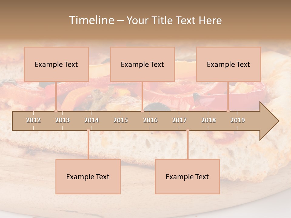 Board Vegetarian Yellow PowerPoint Template