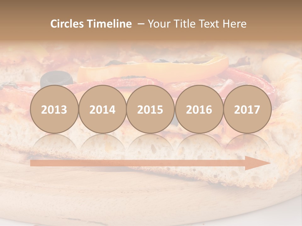 Board Vegetarian Yellow PowerPoint Template