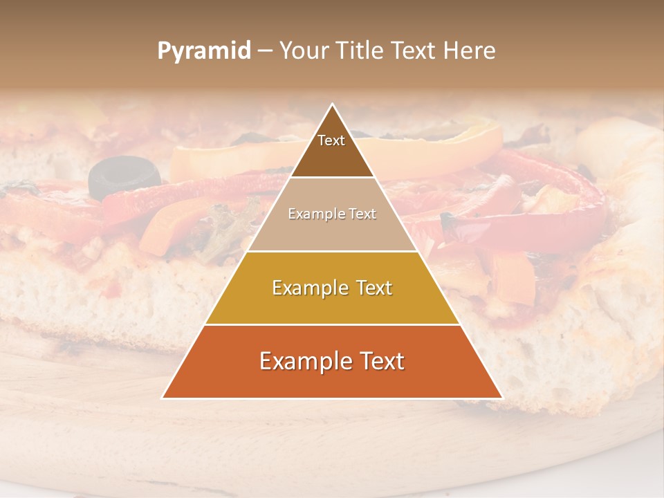 Board Vegetarian Yellow PowerPoint Template