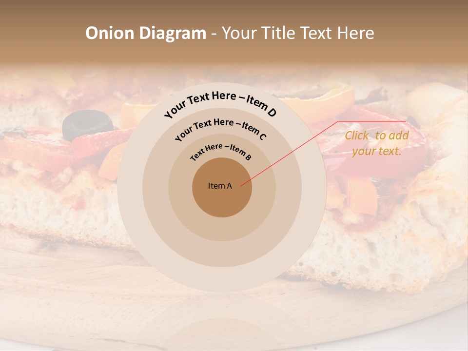 Board Vegetarian Yellow PowerPoint Template
