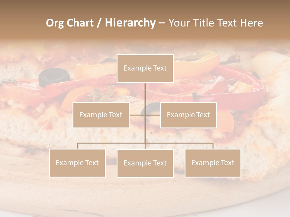 Board Vegetarian Yellow PowerPoint Template