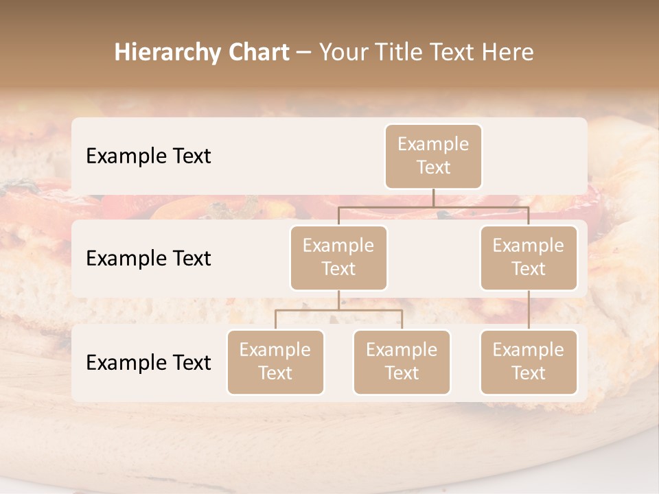 Board Vegetarian Yellow PowerPoint Template