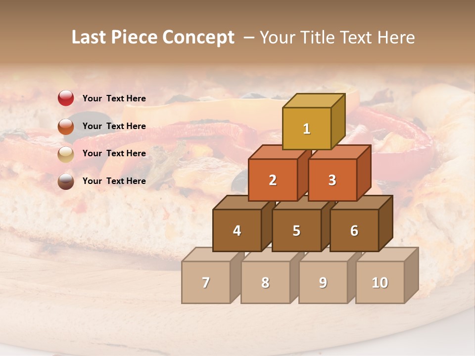 Board Vegetarian Yellow PowerPoint Template