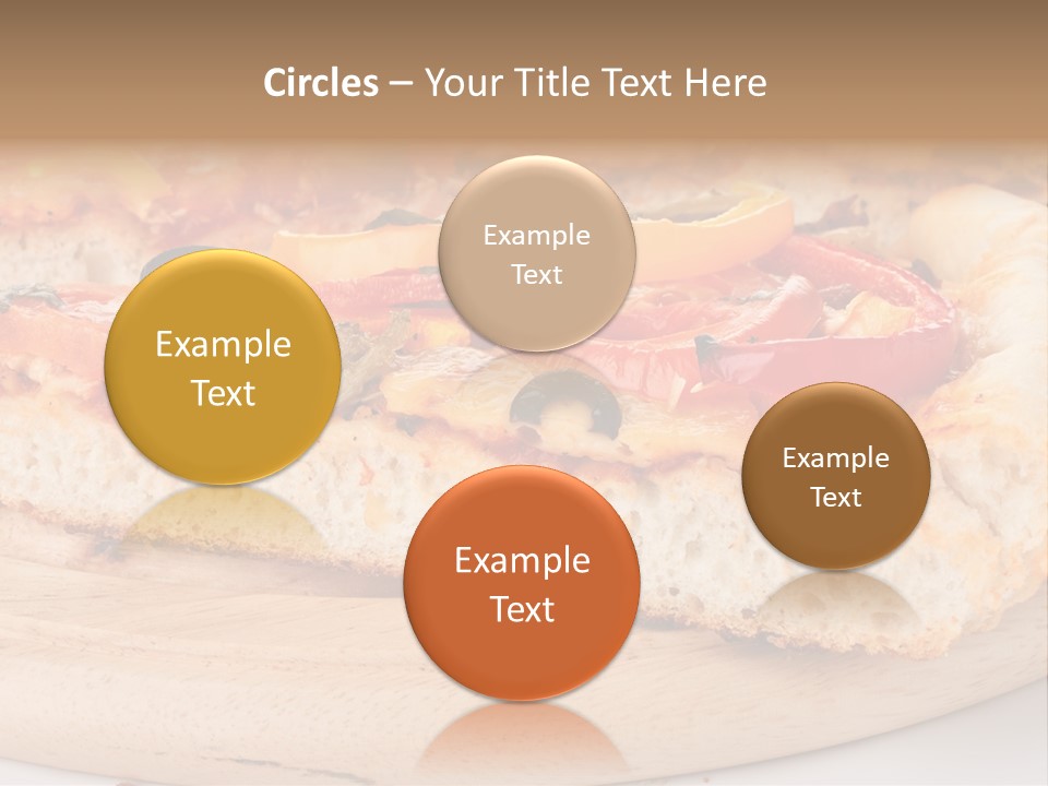 Board Vegetarian Yellow PowerPoint Template