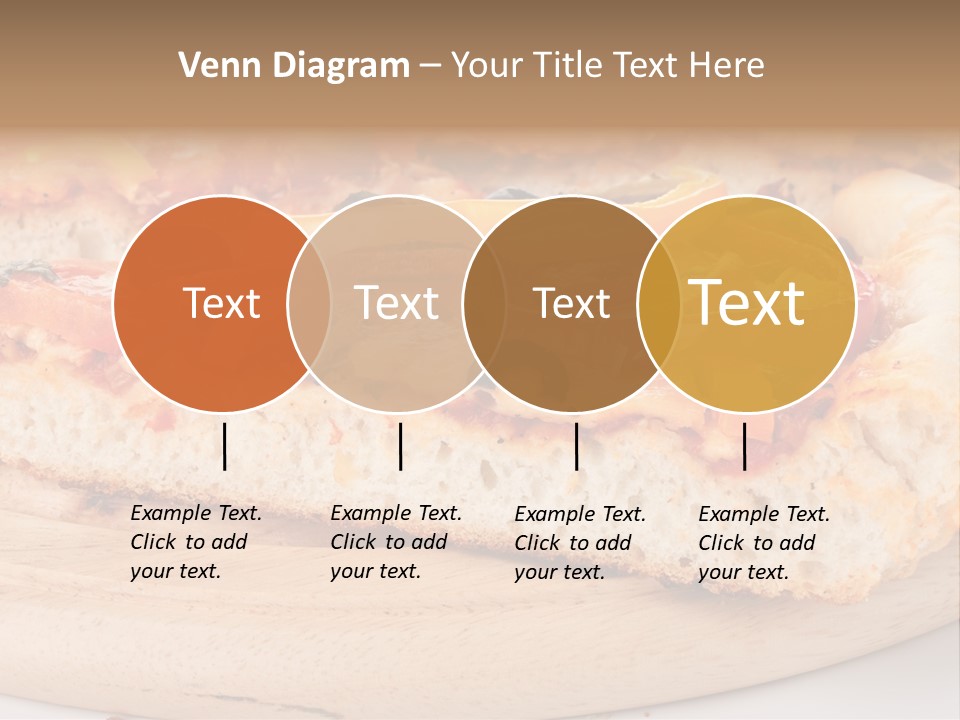 Board Vegetarian Yellow PowerPoint Template