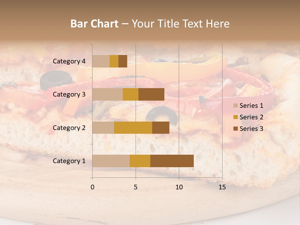 Board Vegetarian Yellow PowerPoint Template