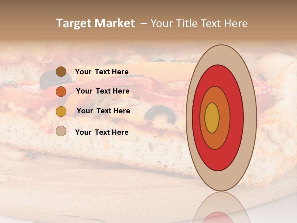 Board Vegetarian Yellow PowerPoint Template