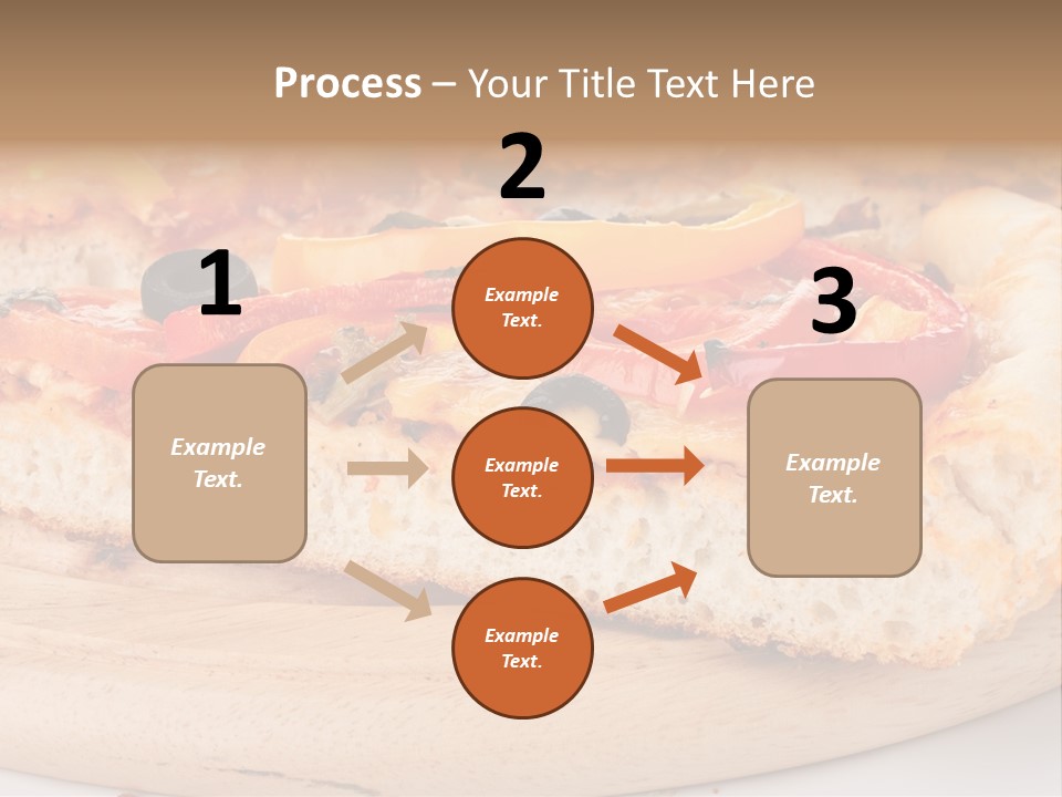 Board Vegetarian Yellow PowerPoint Template