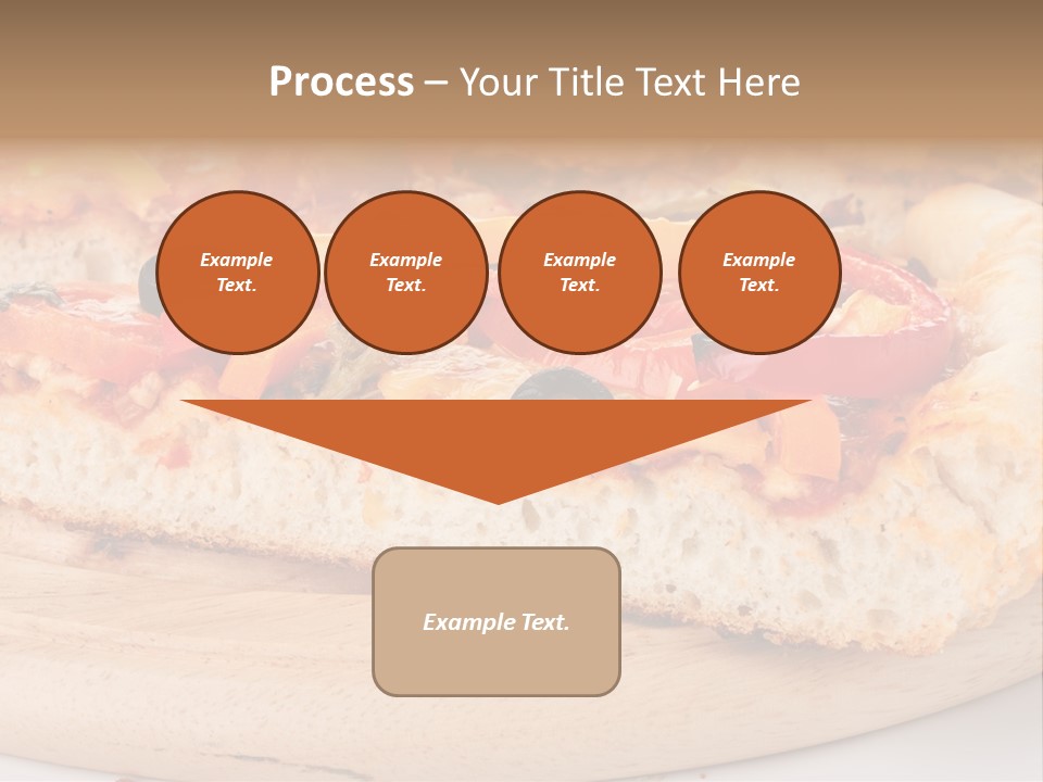Board Vegetarian Yellow PowerPoint Template