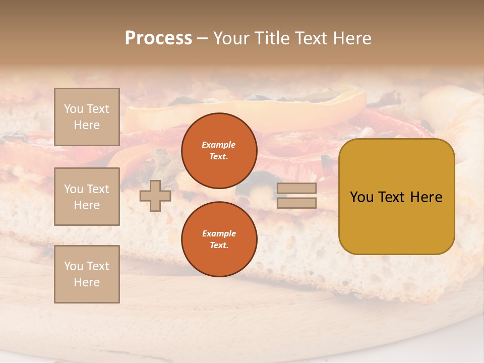 Board Vegetarian Yellow PowerPoint Template