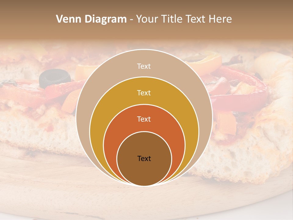 Board Vegetarian Yellow PowerPoint Template