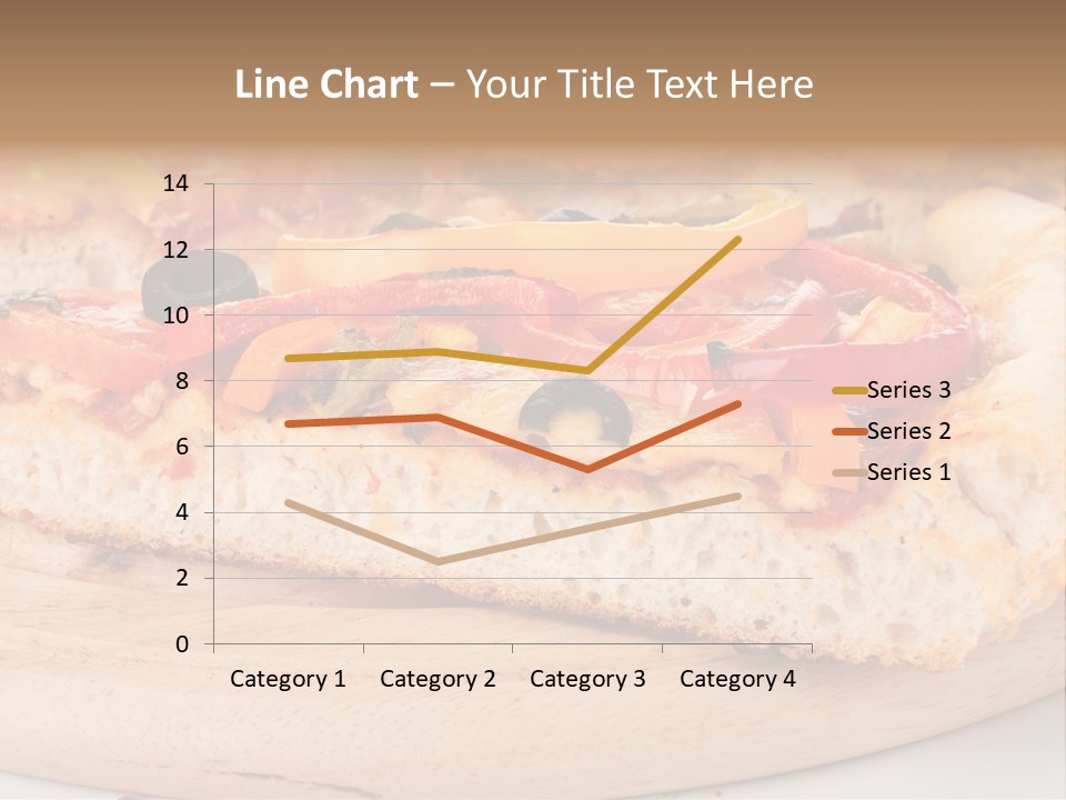 Board Vegetarian Yellow PowerPoint Template