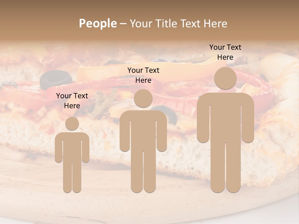 Board Vegetarian Yellow PowerPoint Template