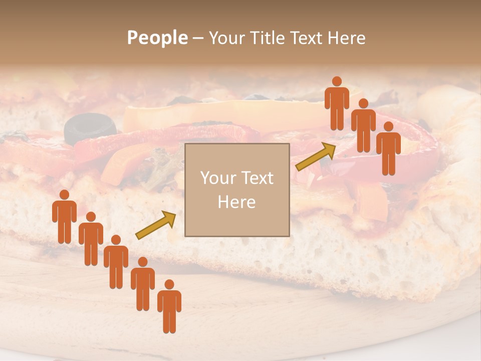 Board Vegetarian Yellow PowerPoint Template