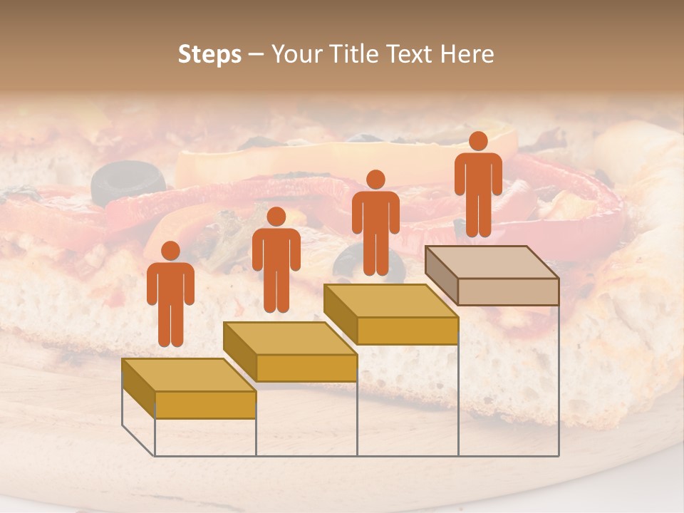 Board Vegetarian Yellow PowerPoint Template