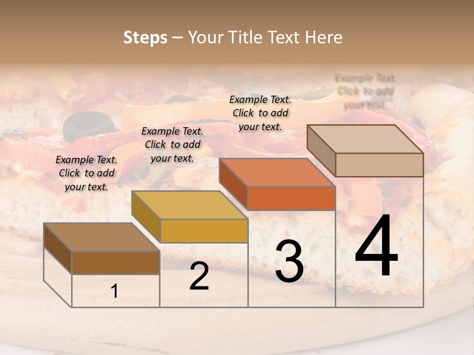 Board Vegetarian Yellow PowerPoint Template