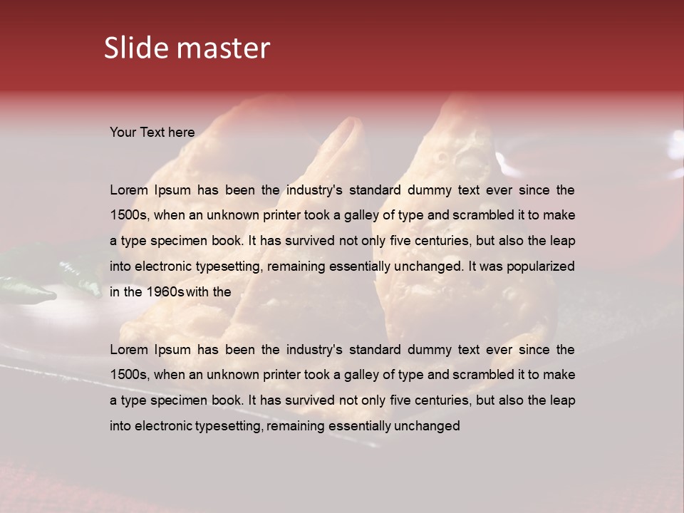 Indian Samosa PowerPoint Template