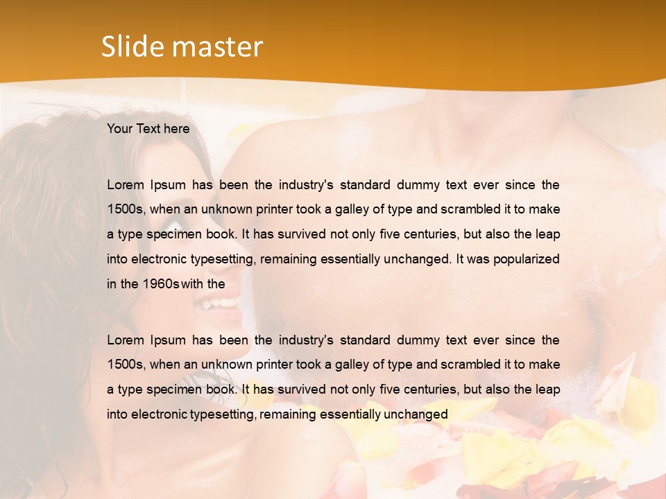 Rose Couple PowerPoint Template