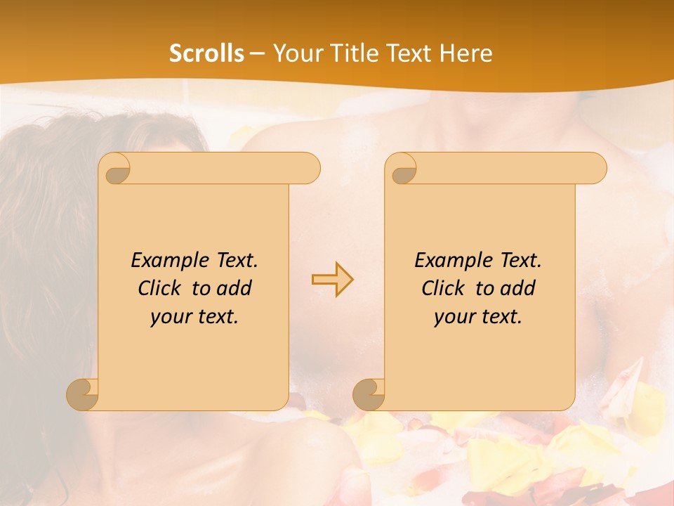 Rose Couple PowerPoint Template