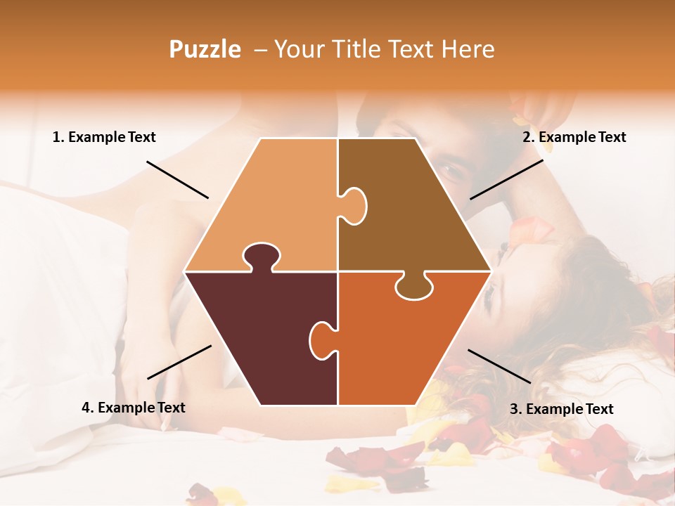 Couple In Bedroom PowerPoint Template