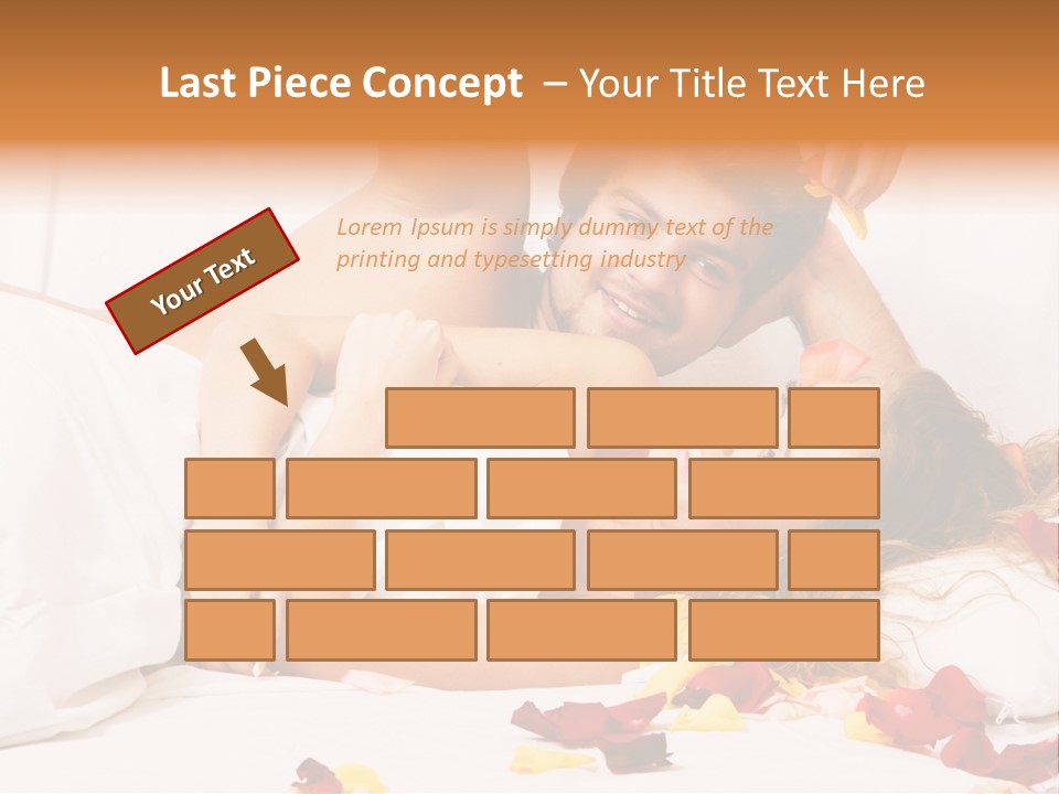 Couple In Bedroom PowerPoint Template