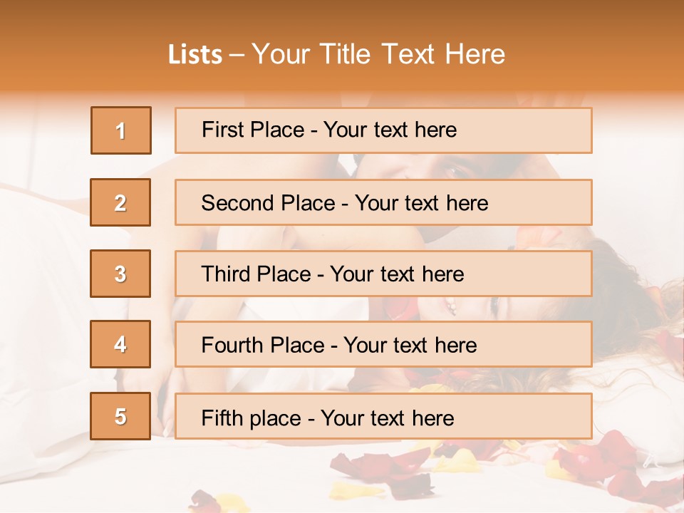Couple In Bedroom PowerPoint Template