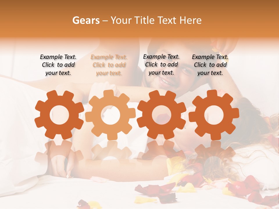 Couple In Bedroom PowerPoint Template