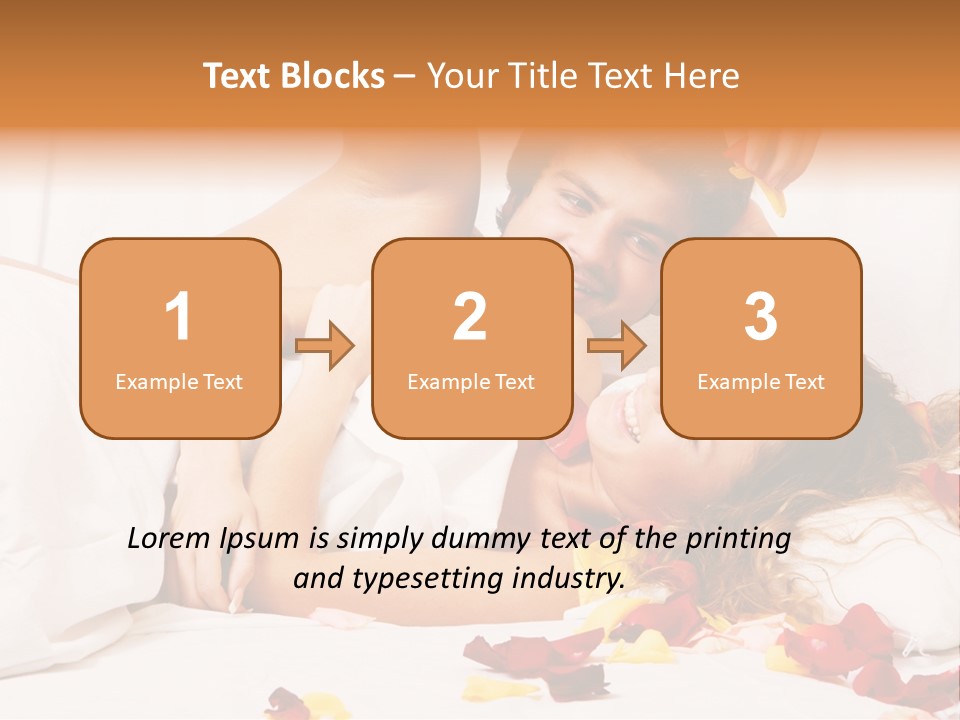 Couple In Bedroom PowerPoint Template