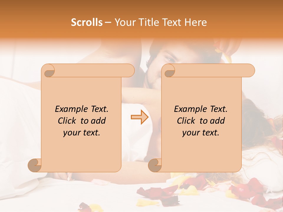 Couple In Bedroom PowerPoint Template