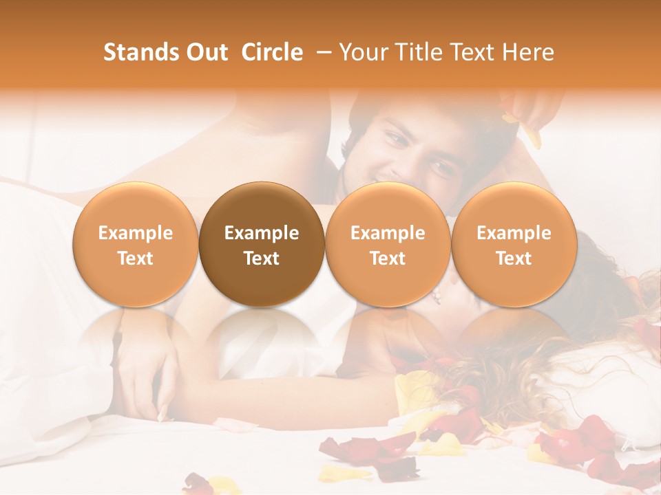 Couple In Bedroom PowerPoint Template