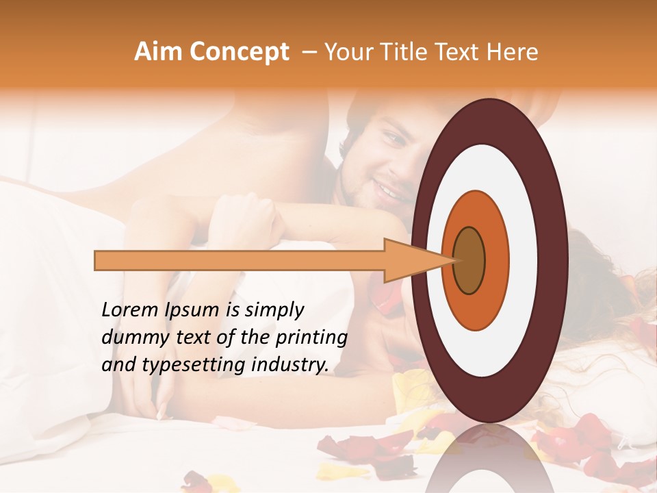 Couple In Bedroom PowerPoint Template