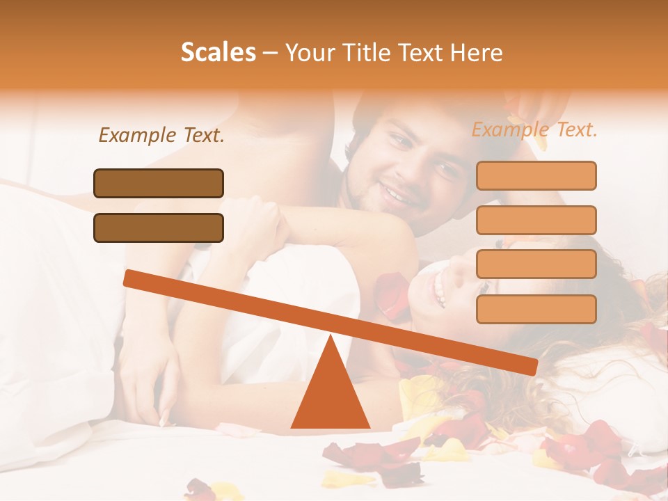 Couple In Bedroom PowerPoint Template