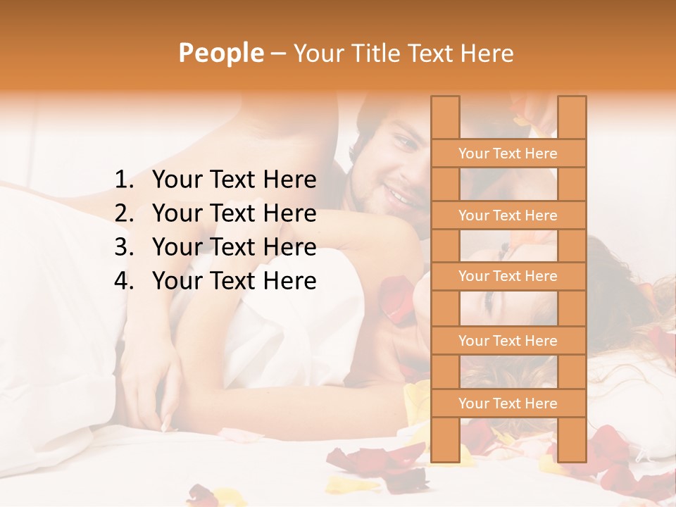 Couple In Bedroom PowerPoint Template