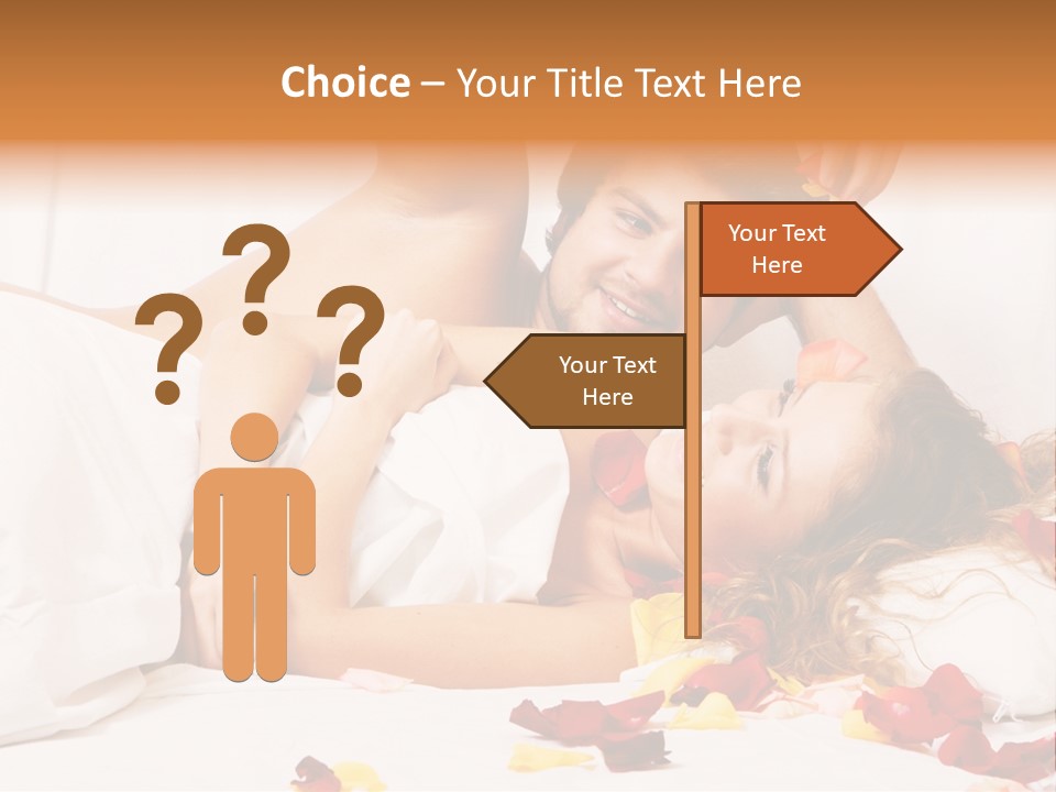 Couple In Bedroom PowerPoint Template