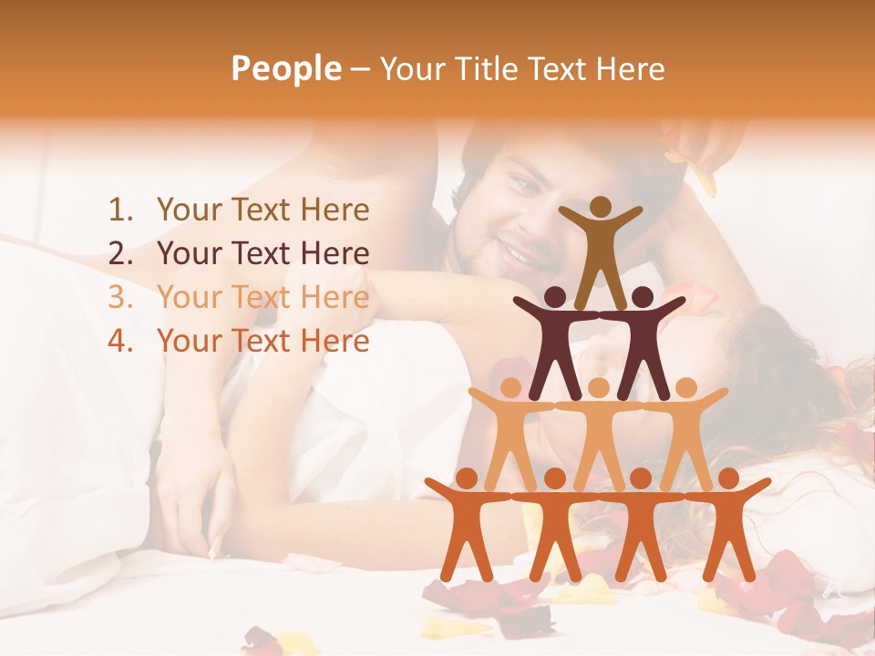 Couple In Bedroom PowerPoint Template