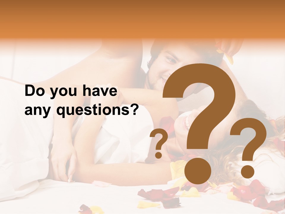 Couple In Bedroom PowerPoint Template