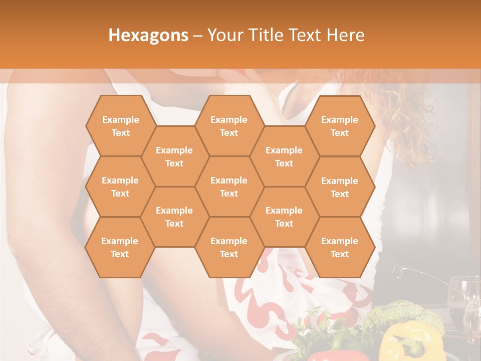 Couple In The Kitchen PowerPoint Template