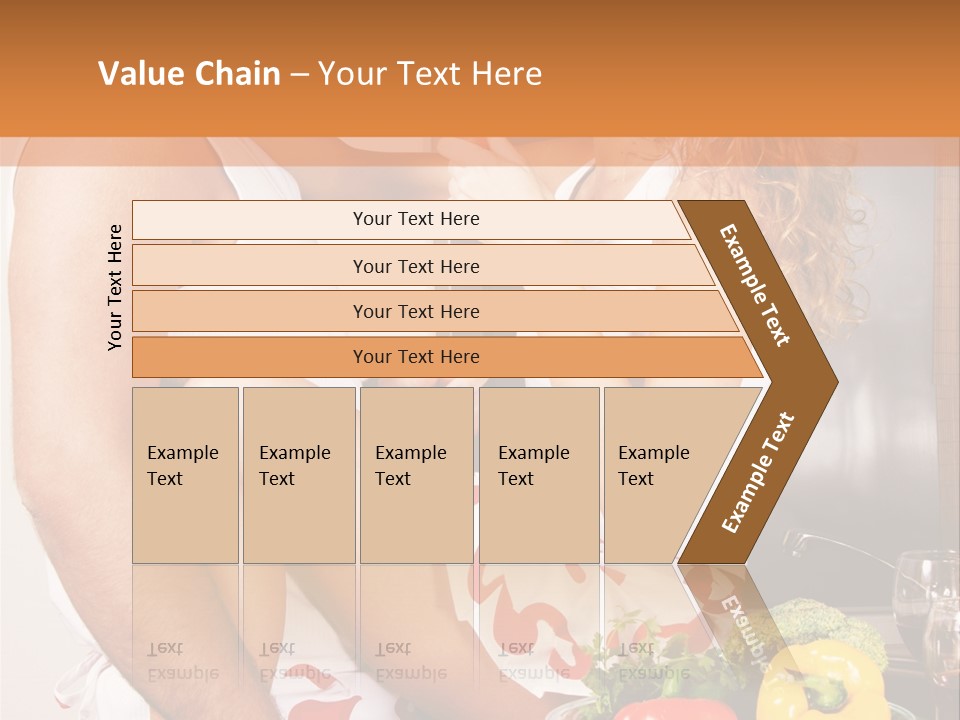 Couple In The Kitchen PowerPoint Template