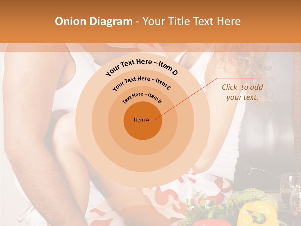 Couple In The Kitchen PowerPoint Template