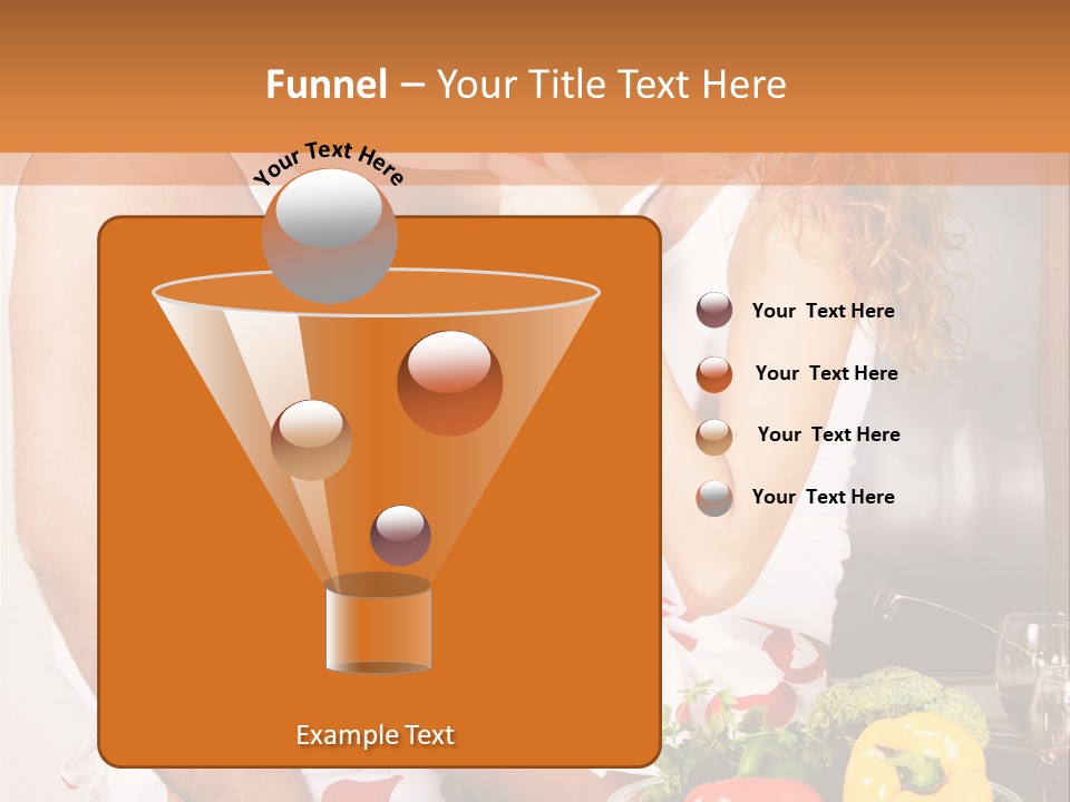 Couple In The Kitchen PowerPoint Template