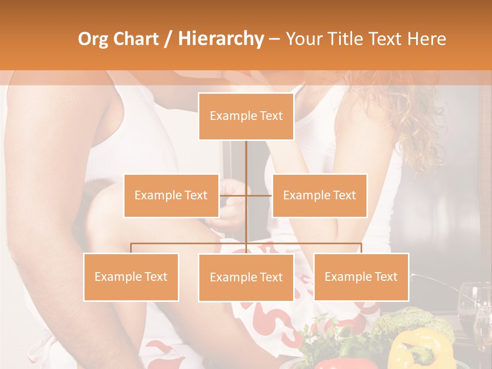 Couple In The Kitchen PowerPoint Template