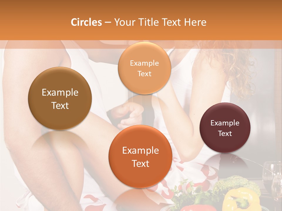 Couple In The Kitchen PowerPoint Template