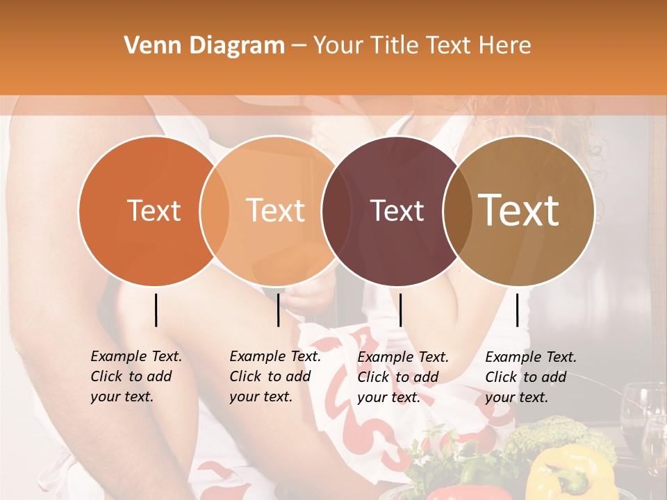 Couple In The Kitchen PowerPoint Template