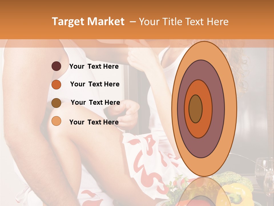 Couple In The Kitchen PowerPoint Template